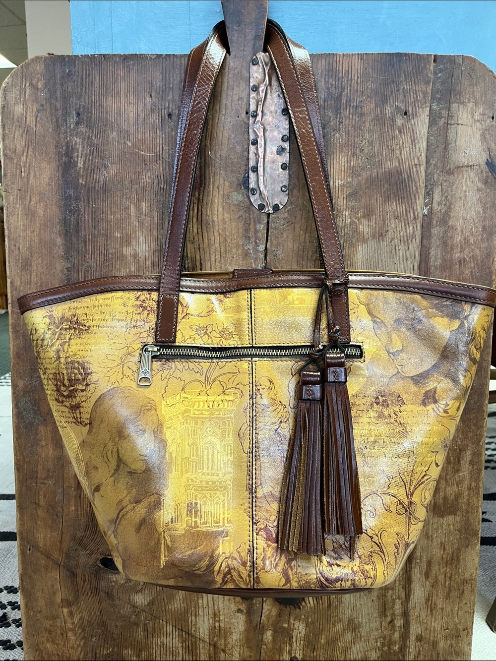 Leather Marconia Tote Bag by Patricia Nash